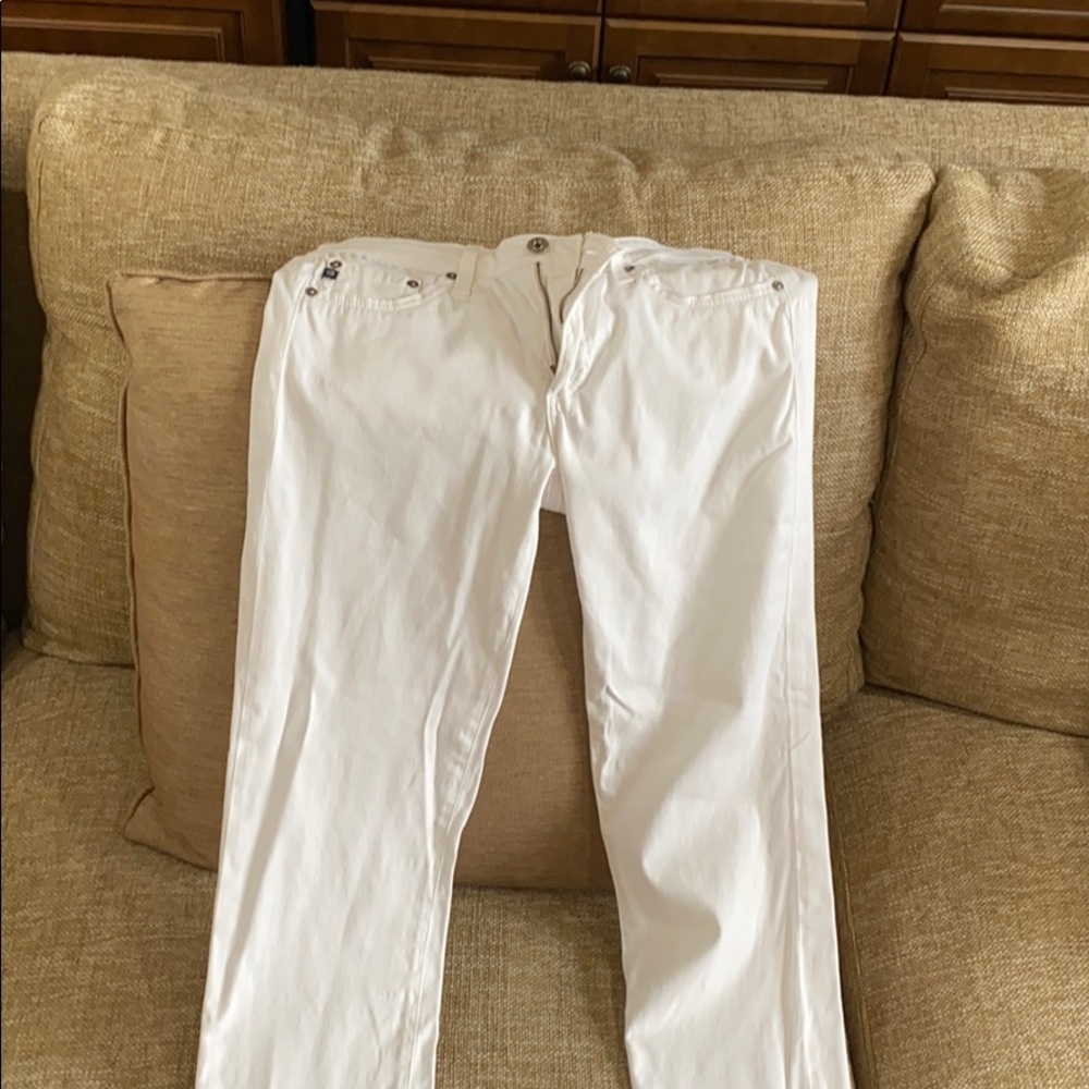 White jeans super cute. Not too skinny